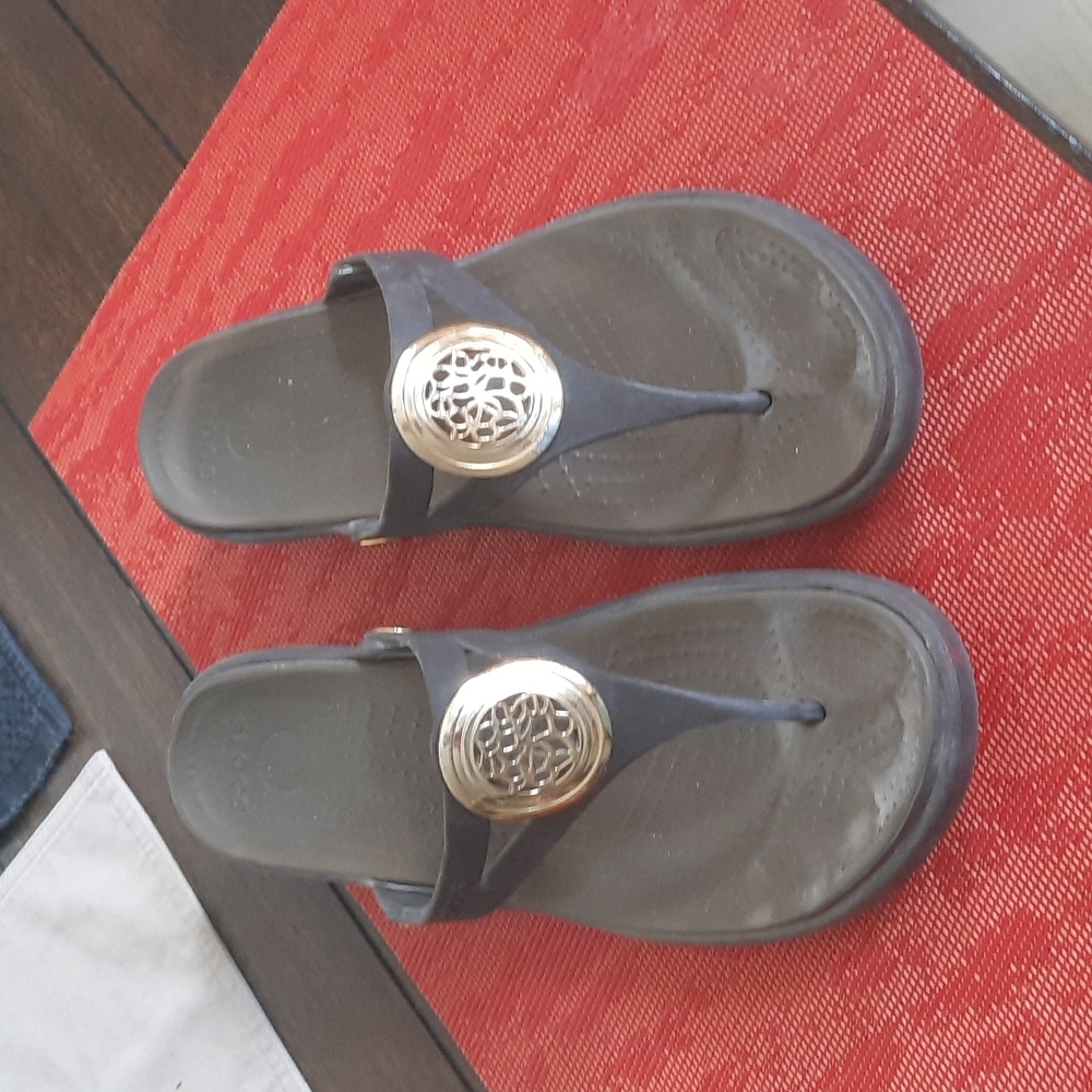 Croc sandals